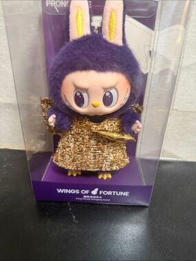 Wings of Fortune Purple & Gold Plush Doll